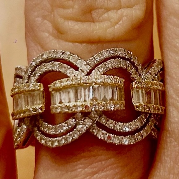 Effy 14k white gold ring new size 7 - Picture 5 of 8